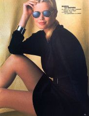 Claudia Schiffer ~ ELLE Spain June 1989 by Michel Perez фото №1373559