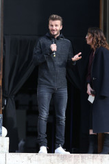 David Beckham attends the «Create with Beckham» by Adidas Paris event in Paris фото №1051435