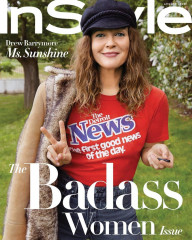 DREW BARRYMORE in Instyle Magazine, August 2020 фото №1263952