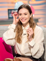 Elizabeth Olsen on ‘Lorraine’ TV show in London фото №1061228