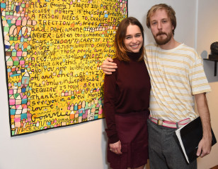 Emilia Clarke - Gommie Exhibition at Messums London 02/08/2020 фото №1246424