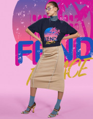 Hailey Baldwin for Fendi Pop Tour Spring 2018 Campaign фото №1051161