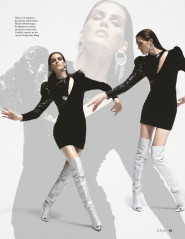 HILARY RHODA for Elle Magazine, Russia January 2020 фото №1240444