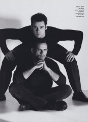 Jim Carrey &amp; Ben Stiller ~ US Vogue June 1996 by Herb Ritts фото №1380253