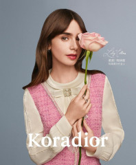 Lily Collins for Koradior Campaign Winter 2023 фото №1380102
