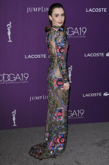 Lily Collins-The 19th Costume Designers Guild Awards фото №942520