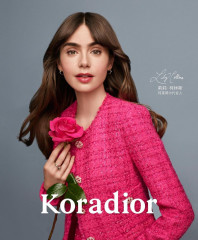 Lily Collins for Koradior Campaign Winter 2023 фото №1380101