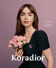 Lily Collins for Koradior Campaign Winter 2023 фото №1380105