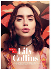 Lily Collins in Instyle Magazine, February 2018 фото №1027649