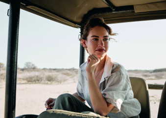 Lily James by Molly SJ Lowe for Orapa Game Park in Botswana (October 2022) фото №1378236