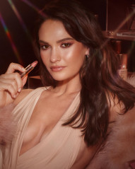 Lily James - Charlotte Tilbury 'Holiday 2022 Campaign' фото №1352770