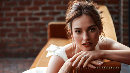 Lily James by Cass Bird for Only Natural Diamonds Fall 2023 (New York 05/24/23) фото №1377447