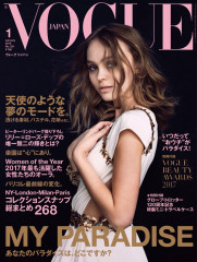 Lily-Rose Depp by Peter Lindbergh - Vogue Japan January 2018 фото №1016811