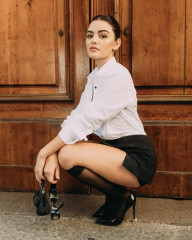 Lucy Hale by Guel Sener for Dolce &amp; Gabbana SS 2024 Show at MFW 09/23/2023 фото №1378078