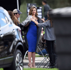 MIRANDA KERR on he Set of a TV Show in Los Angeles фото №1012851