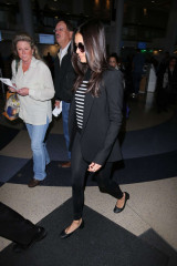 Nina Dobrev at LAX Airport in LA фото №931873