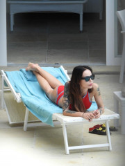 NINA MORIC in Bikini at a Pool in Santa Margherita 06/25/2020 фото №1261919