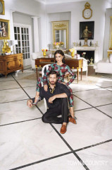 Penelope Cruz and Edgar Ramirez in Town & Country Magazine, March 2018 фото №1037036
