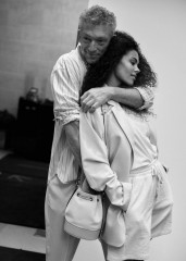 Vincent Cassel + Tina Kunakey for The Kooples // 2021 фото №1289547