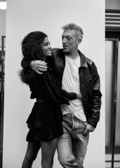 Vincent Cassel + Tina Kunakey for The Kooples // 2021 фото №1289542