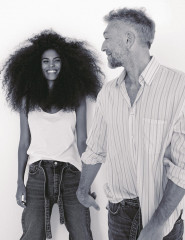 Vincent Cassel + Tina Kunakey by Dant Studio for Madame Figaro // 2021 фото №1289856
