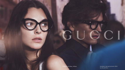 Vittoria Ceretti ~ Gucci Eyewear S/S 2024 by David Sims фото №1388225