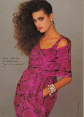 Yasmin Le Bon ~ Harrods Magazine U.K. Spring 1988 by Gilles Bensimon фото №1375621