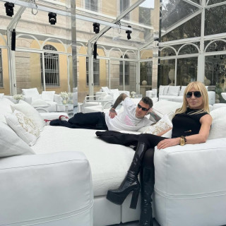 Donatella Versace инстаграм фото