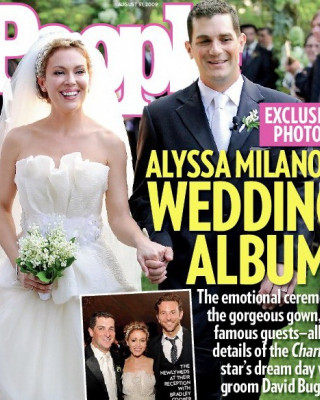 Фото 4226 к новости Журнал People опубликовал свадебные фото Алиссы Милано
