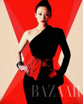 Фото 4924 к новости Чжан Цзыи в журнале Harpers Bazaar. China. Октябрь 2009
