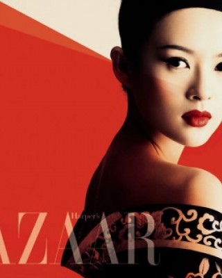 Фото 4925 к новости Чжан Цзыи в журнале Harpers Bazaar. China. Октябрь 2009