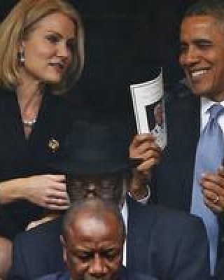 Фото 33998 к новости Мишель Обама хочет бросить мужа