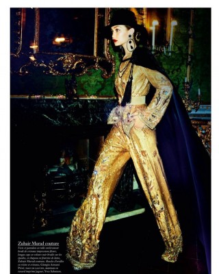 Фото 52734 к новости Джиджи Хадид в парижском Vogue