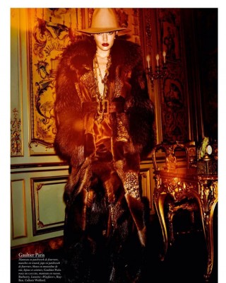 Фото 52738 к новости Джиджи Хадид в парижском Vogue