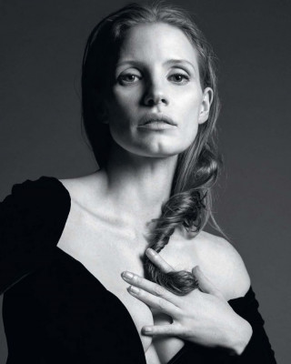 Фото 58259 к новости Джессика Честейн на страницах Vogue 