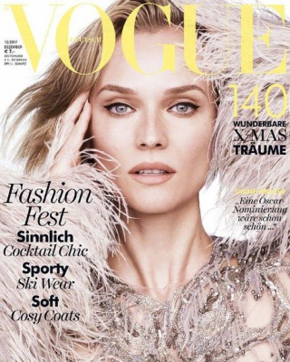 Фото 61660 к новости Диана Крюгер на страницах немецкого Vogue