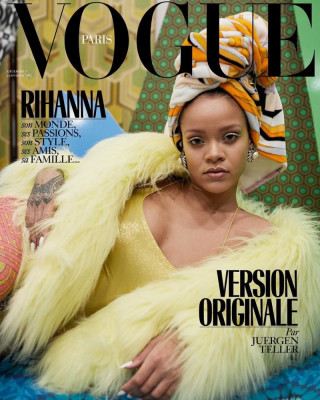 Фото 62173 к новости Рианна в парижском Vogue