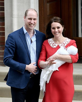 Фото 65258 к новости Герцог и герцогиня Кембриджские в третий раз стали родителями