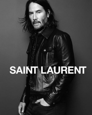 Фото 70163 к новости Киану Ривз – лицо Saint Laurent