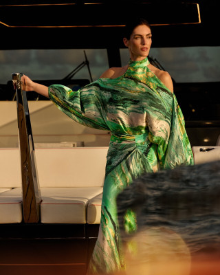 Hilary Rhoda for Silvia Tcherassi Fall 2025