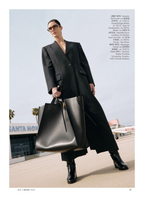 Hilary Rhoda for Elle Ger 102024 by Max Abadian