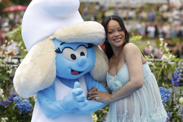 Rihanna – for The Smurfs Promo 2025 in Brussel