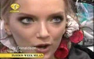Lily Donaldson Versace interview