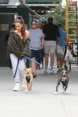 Ariana Grande - Walking her Dogs in New York 09/22/2018 фото №1106515
