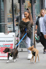 Ariana Grande - Walking her Dogs in New York 09/22/2018 фото №1106513