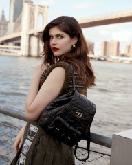 Alexandra Daddario – for Dior Caro Bag December 2024 фото №1408832