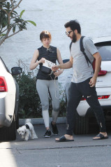 Ana De Armas with boyfriend out in Los Angeles фото №1058718