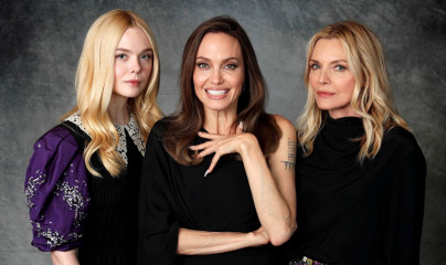 Elle Fanning, Angelina Jolie and Michelle Pfeiffer – “Maleficent” Promotion, Sep фото №1223729