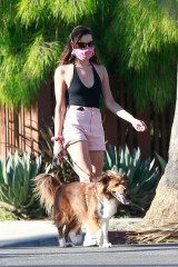 AUBREY PLAZA Walks Her Dogs Out in Los Feliz 06/10/2020 фото №1260174