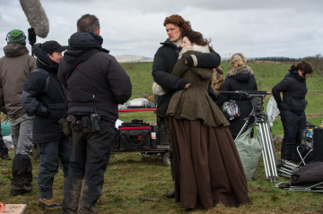 Caitriona Balfe - "Outlander" Season 1 - Behind the Scenes фото №1217979